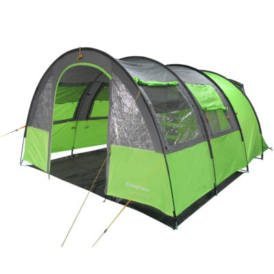 Tente de camping familiale forme Tunnel 4 places Sorrente - Kingcamp - Tout inclus + sac de transport