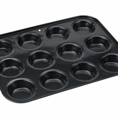 Moule à muffins revêtement anti-adhésif - 32 x 24 cm - Convient aux fours