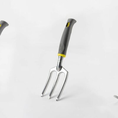 Lot de 3 outils : fourche, râteau à fleurs, transplantoir - Suan