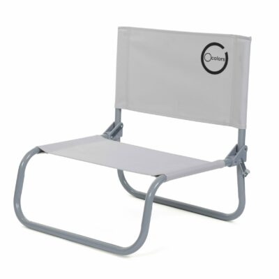 Chaise cale dos 2 pliures Gris - O'Colors