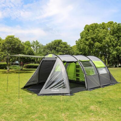 Tente de camping familiale forme Tunnel 4 places Capri - Kingcamp - Tout inclus + sac de transport