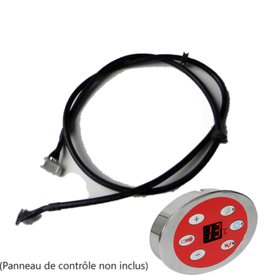 Câble de connectique clavier du panneau de commande pour spa gonflable - Couleur : Noir