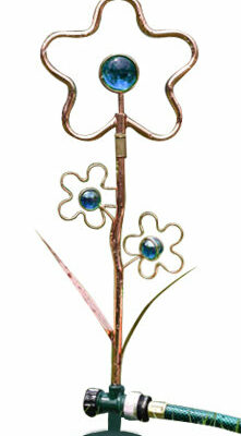 Arroseur rotatif métal motif fleur bouquet vintage - Suan