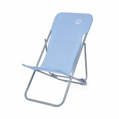 Chilienne 4 positions O'Sun - Structure pliable et confortable - Couleur : Bleu