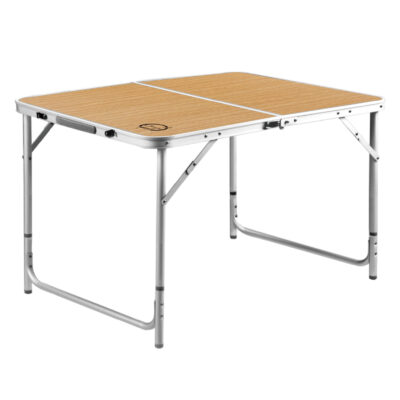 Table valise en aluminium 6 personnes O'Camp - Structure pliable - Dimensions : 120 x 60 x 70 cm