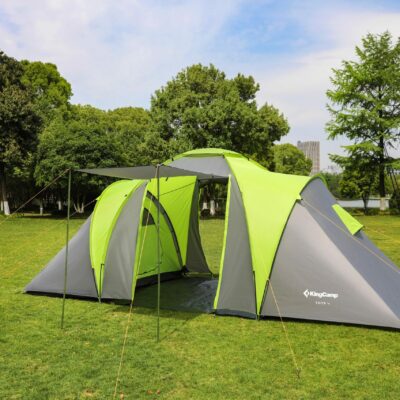 Tente de camping familiale 4 places Temi - Kingcamp - Tout Inclus + sac de transport