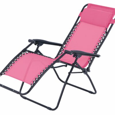 Fauteuil relax multi positions Rose - Structure Pliable - O'Colors